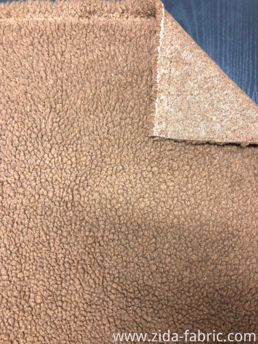 100%Polyester Lambswool Berber Fleece Knitted Fabric